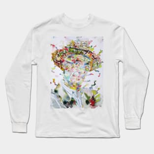 HERMANN HESSE - watercolor portrait .2 Long Sleeve T-Shirt